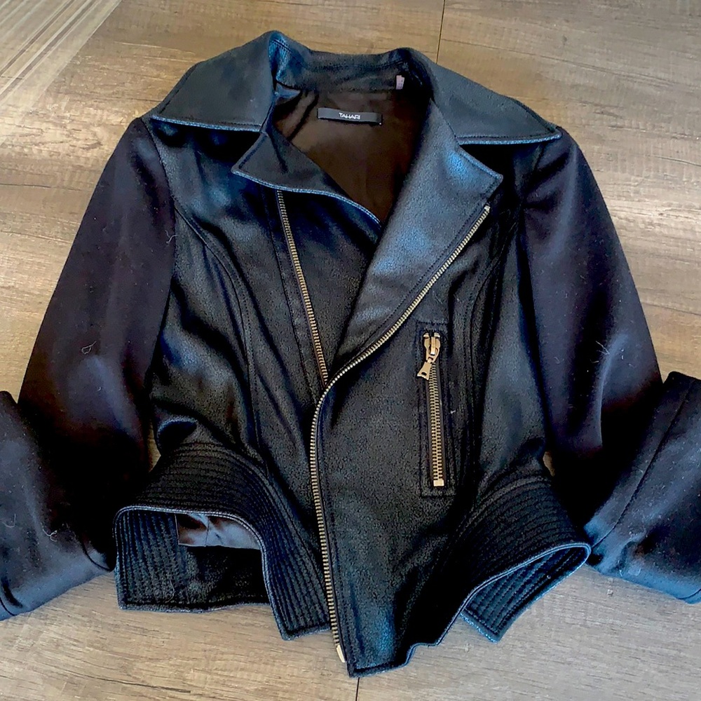 Tahari black jacket